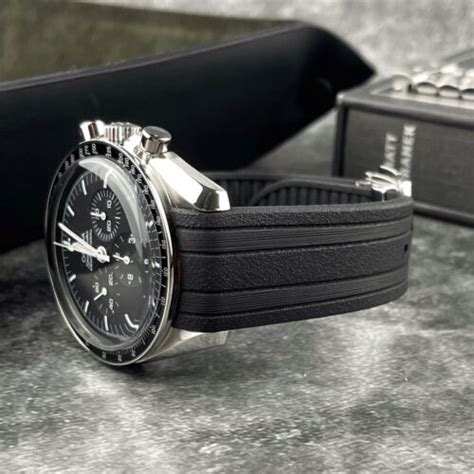 omega speedmaster rubber strap 20mm